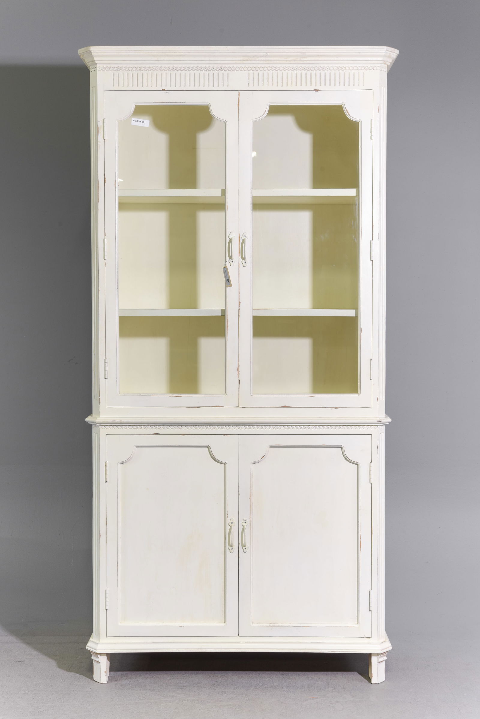 European Style Painted Bookcase / Cupboard #1 (1 of 7)