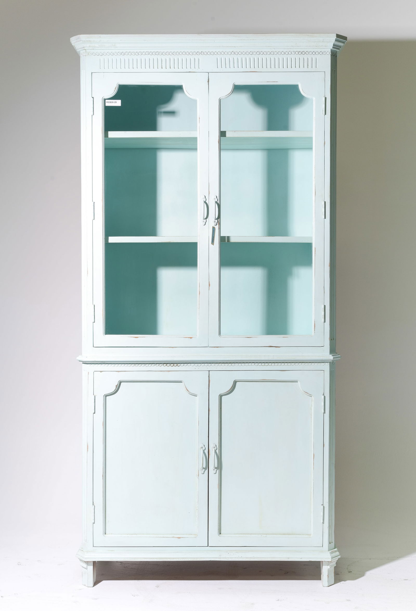 European Style Painted Bookcase / Cupboard #2 (1 of 7)