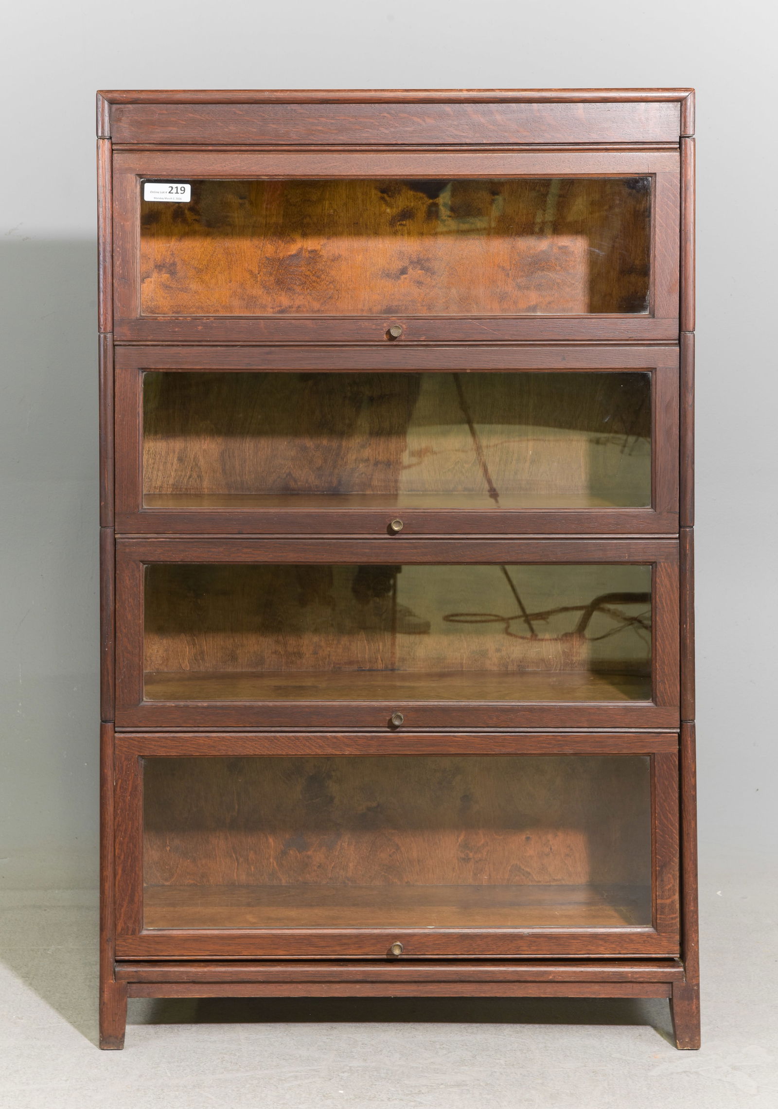 English Oak Stacking Lawyers / Barristers Bookcase #1 (1 of 5)