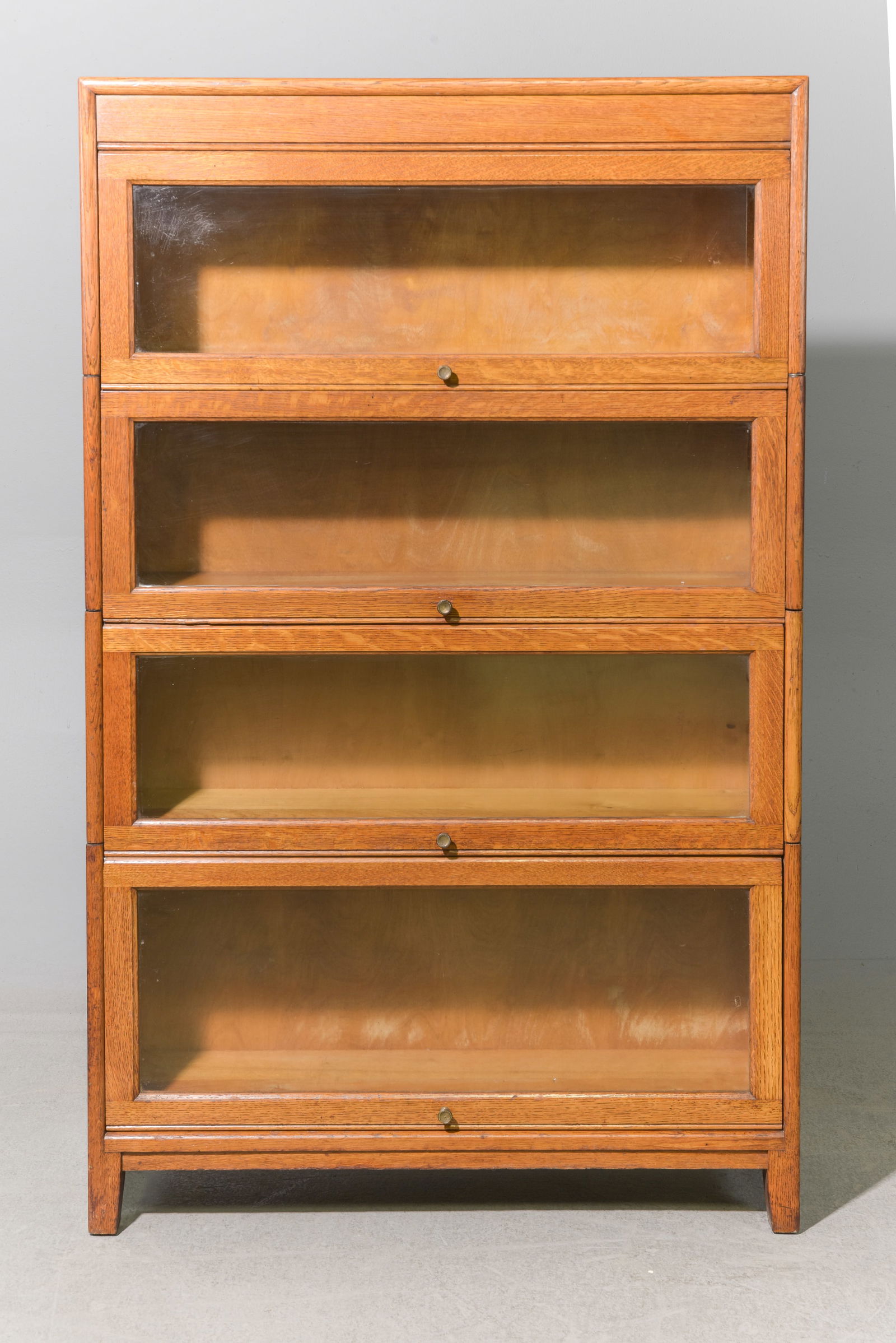 English Oak Stacking Lawyers / Barristers Bookcase #2 (1 of 5)
