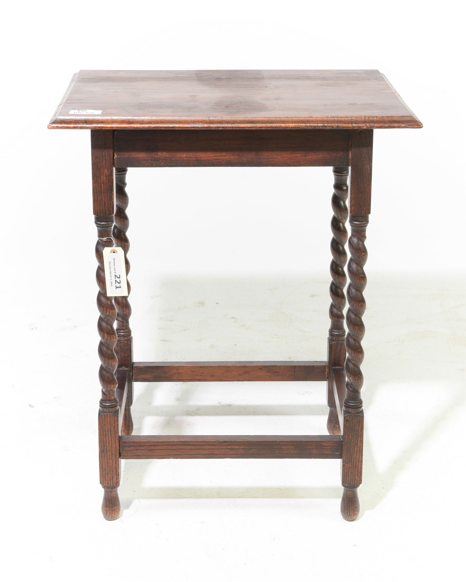 British Oak Barley Twist Occasional #1 (1 of 3)