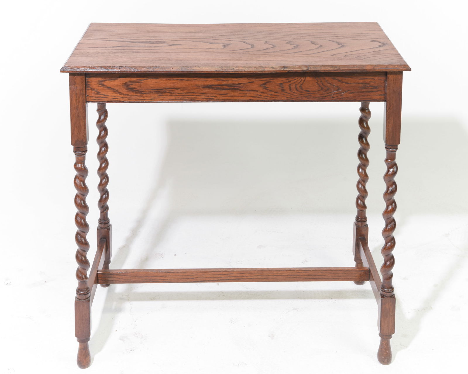 British Oak Barley Twist Hall Table (1 of 3)