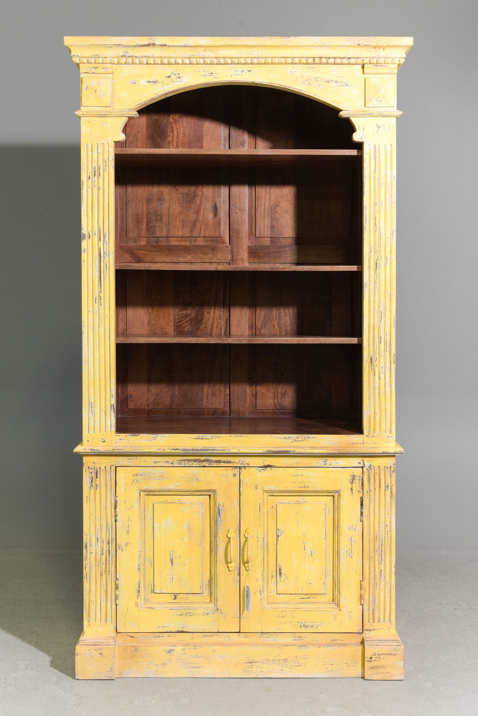 European Style Painted Bookshelf / Cupboard #2 (1 of 7)