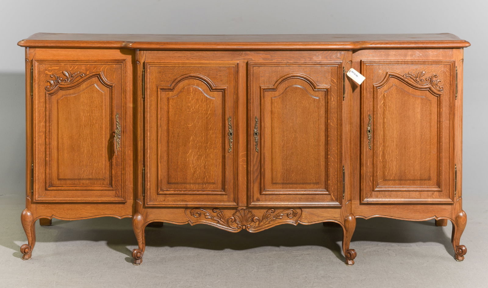 Louis XV Style 4 Door Oak Sideboard #2 (1 of 7)