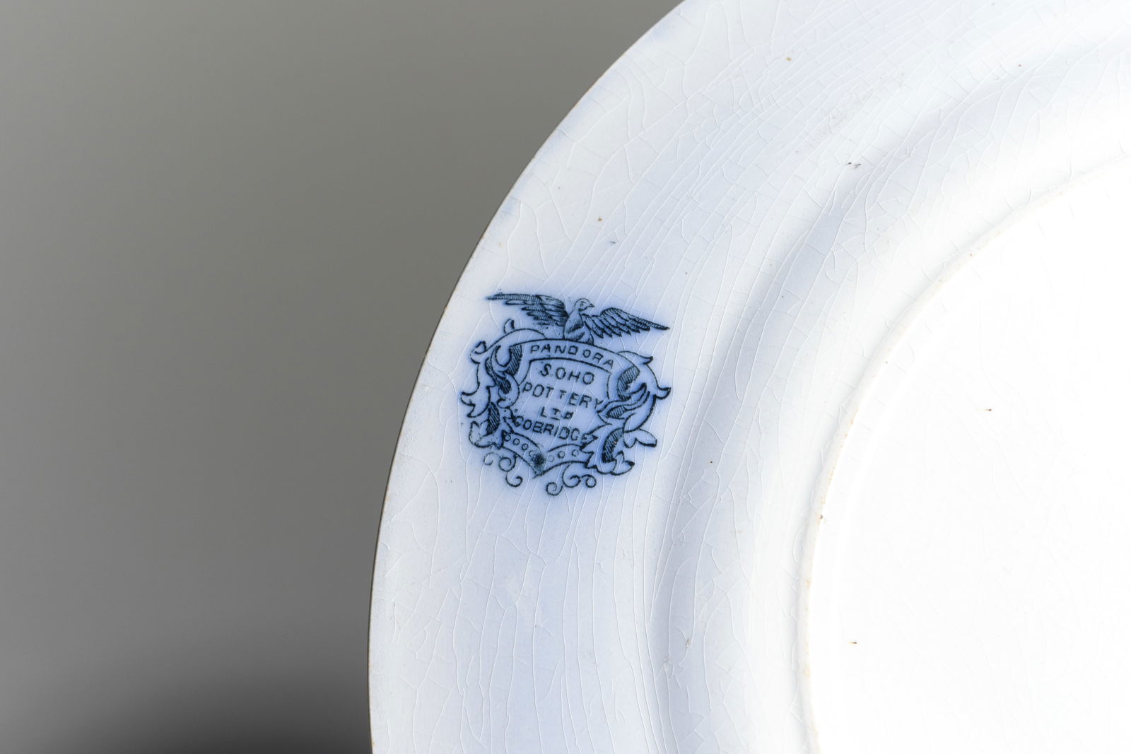 7pcs Assorted Flo Blue & White Plates - 6