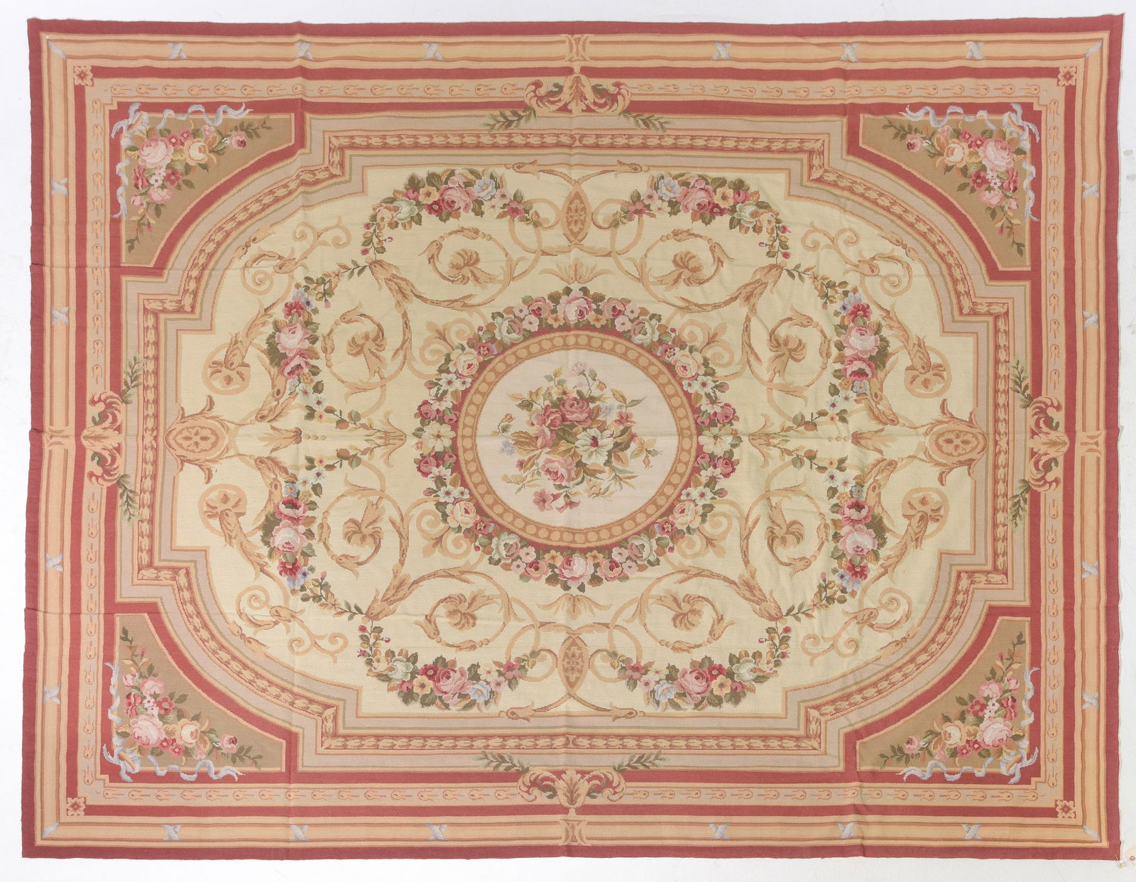 French Aubusson Style Tapestry Rug - 7'11 x 9'10 (1 of 4)