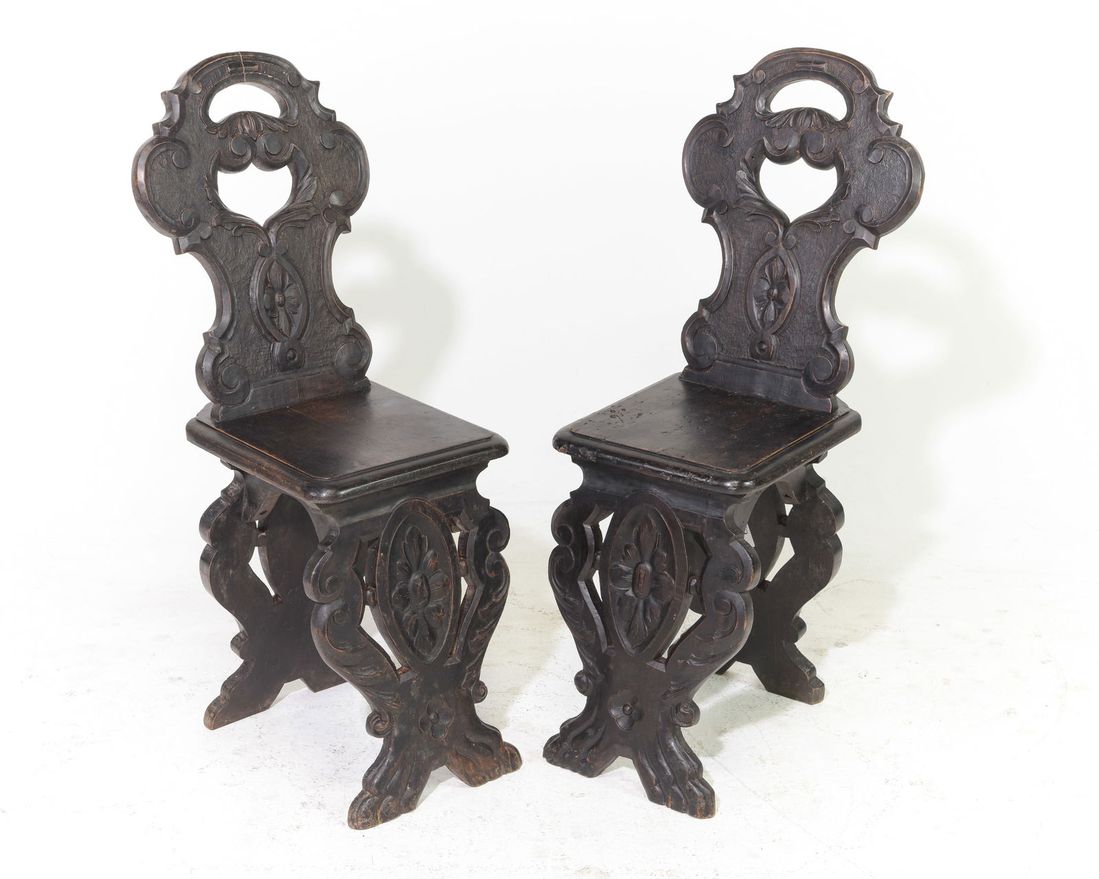 Pair Of French Renaissance Style Chairs (1 of 7)