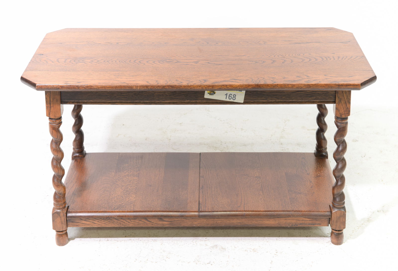 British Oak Barley Twist Coffee Table (1 of 4)