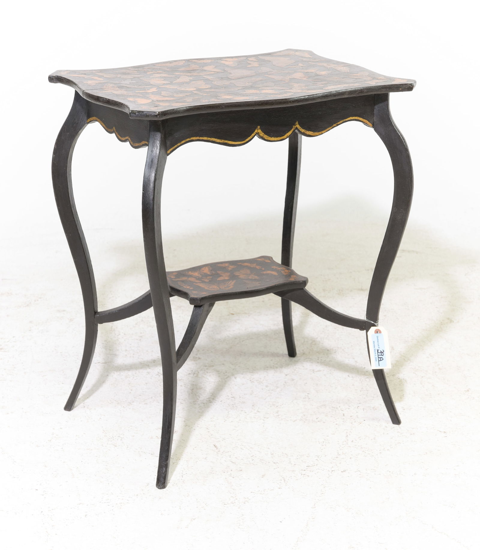 Decoupage Occasional Table - Butterfly Motif (1 of 4)