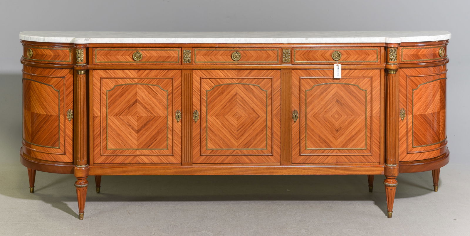 Louis XVI Style White Marble Top Sideboard #2 (1 of 5)
