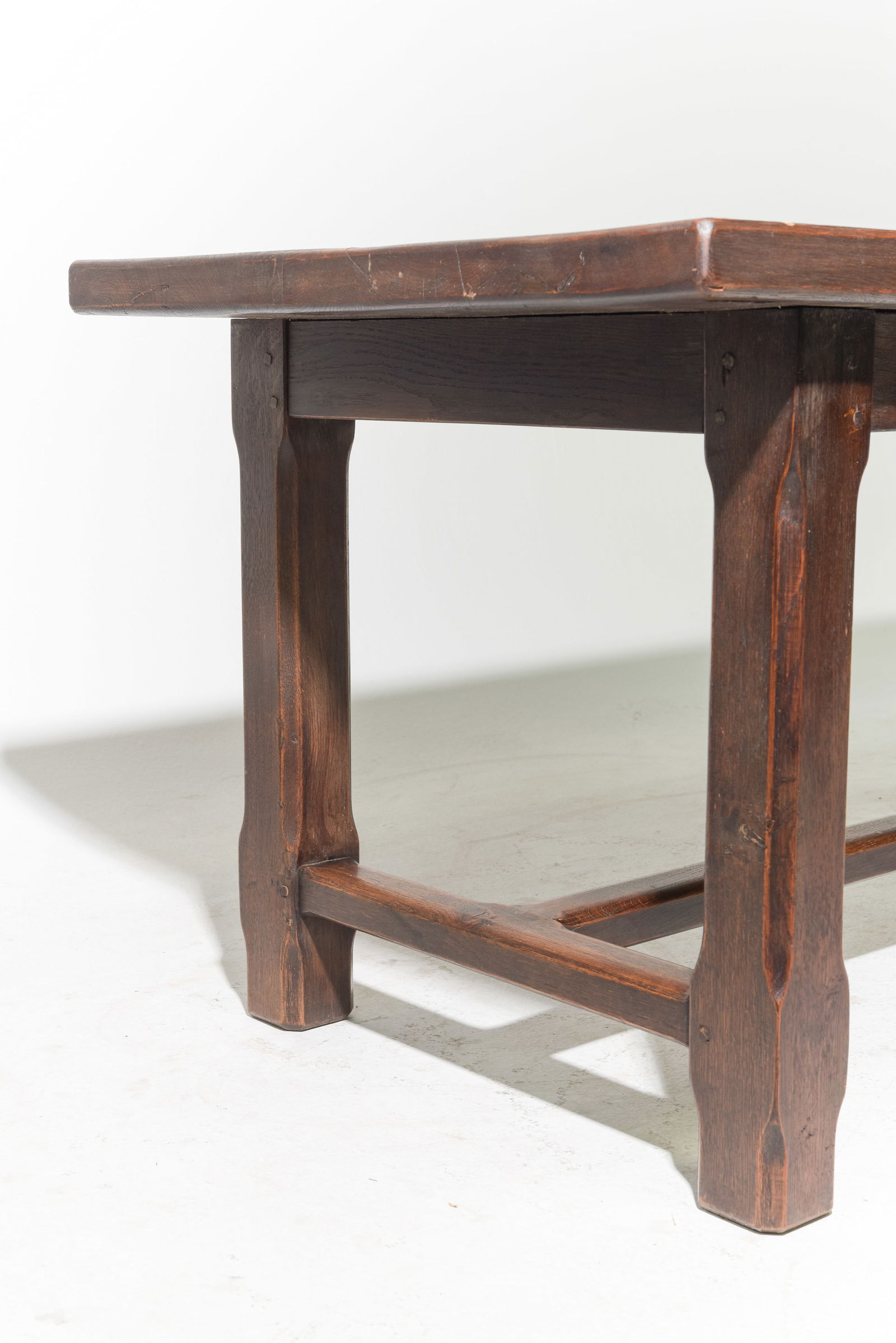 French Solid Oak Farmhouse Table - 4