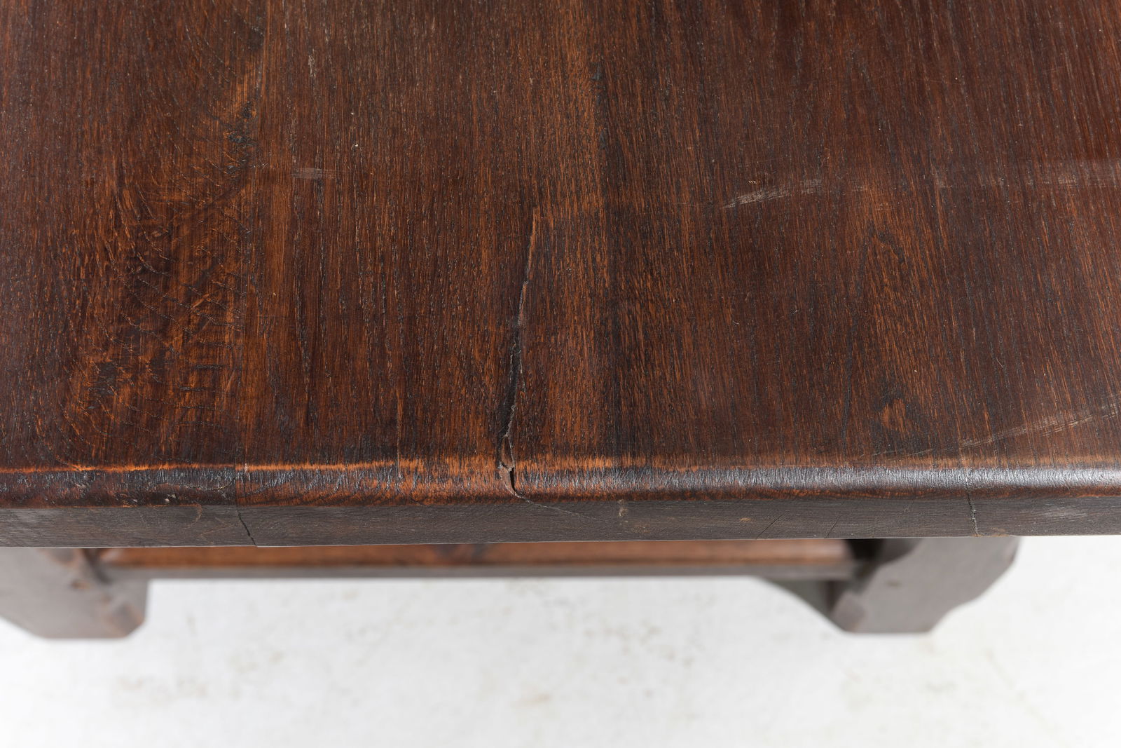 French Solid Oak Farmhouse Table - 5