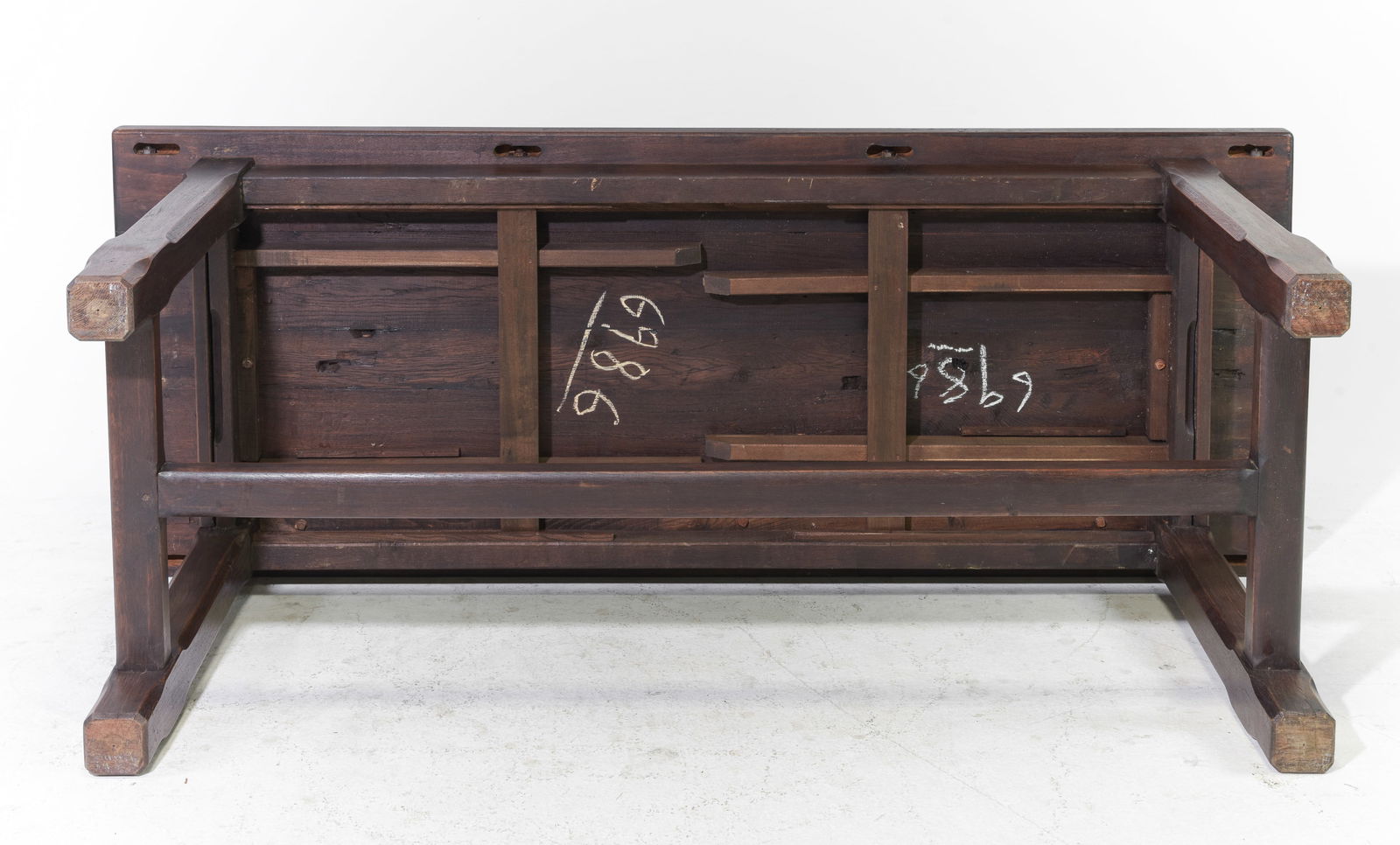 French Solid Oak Farmhouse Table - 6