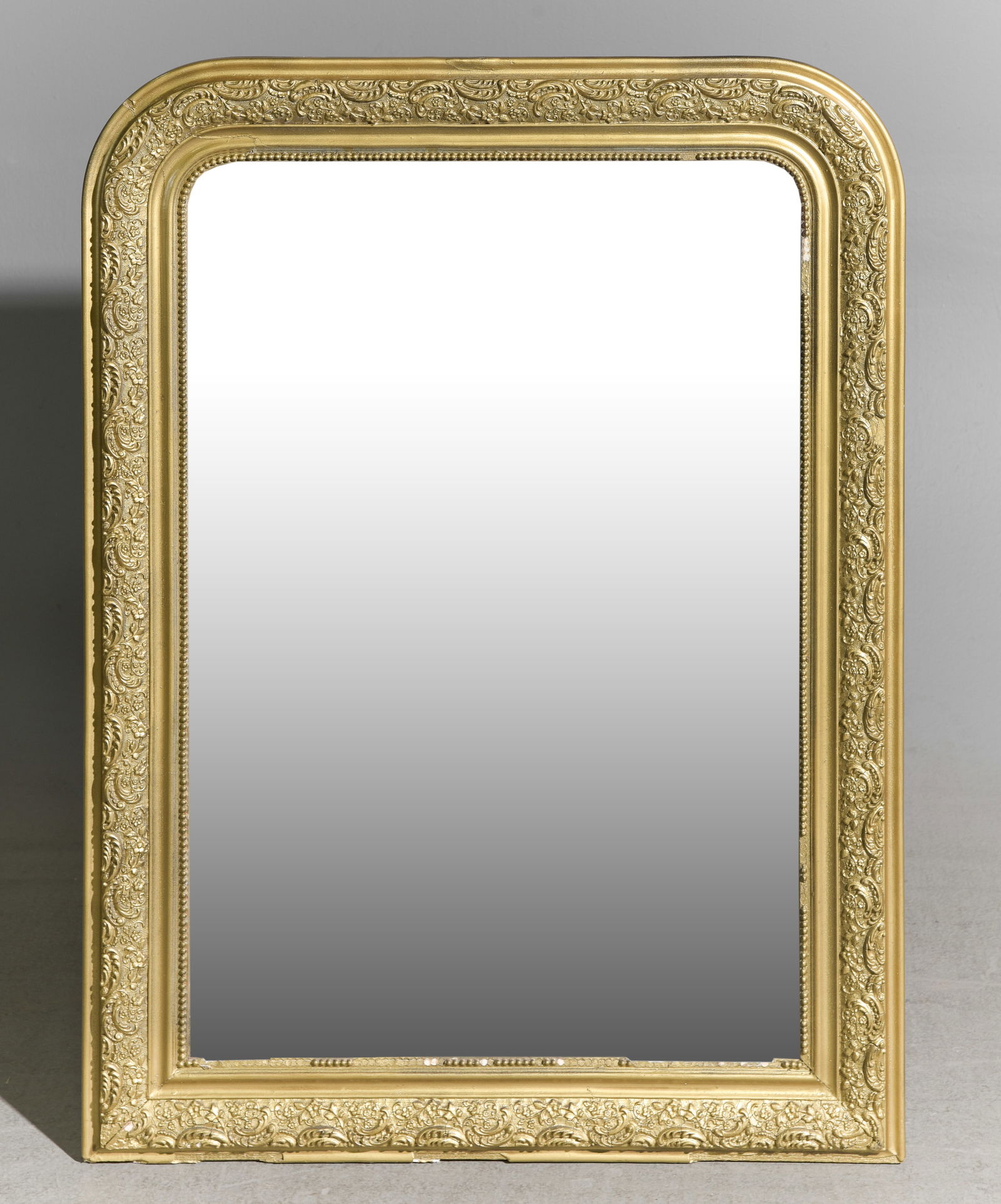Louis Philippe Style Gold Framed Mirror #2 (1 of 4)