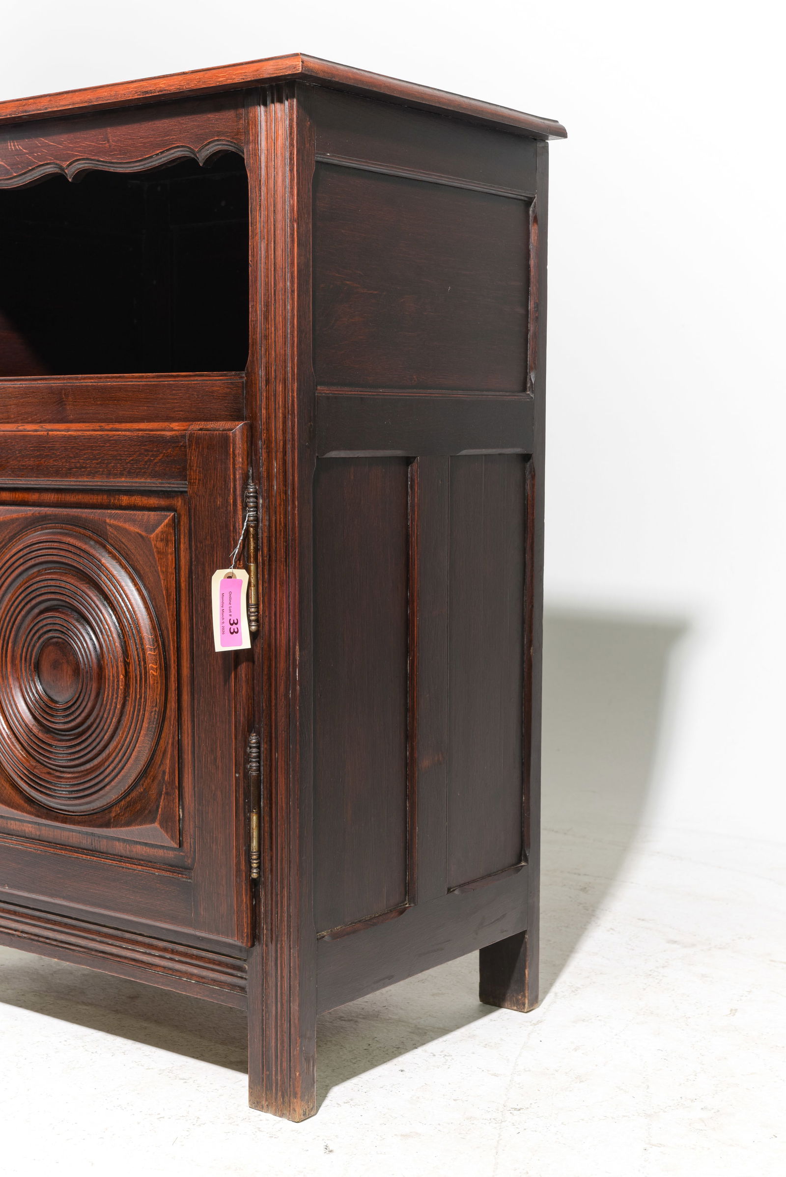 French Oak Basque Style Jam Cabinet / Cupboard - 4