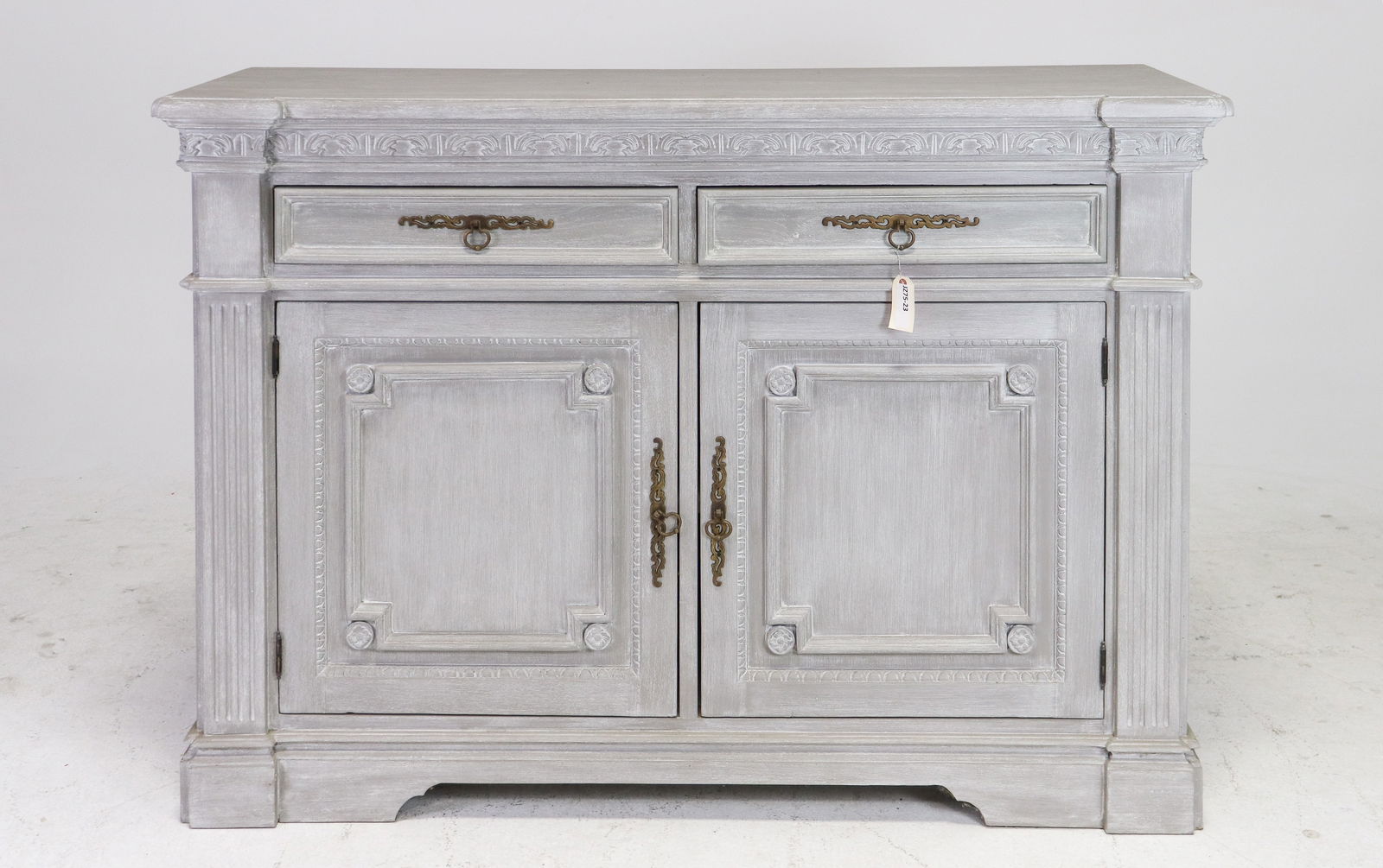 European Style Painted Buffet Mystic Grey: European Style Painted Buffet Mystic Grey - 45 in tall x 63 x 20