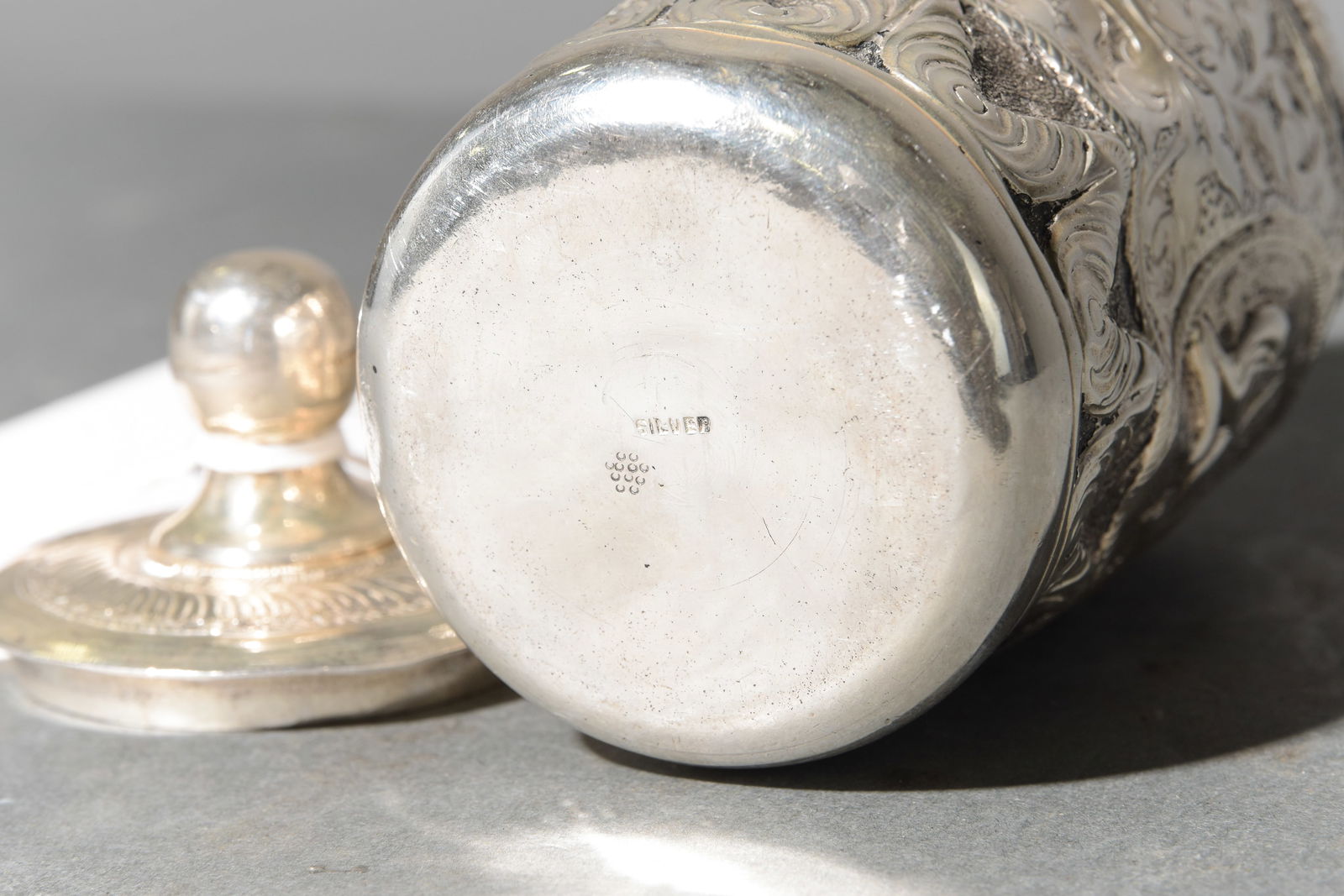 Small Sterling Silver Jar - 4