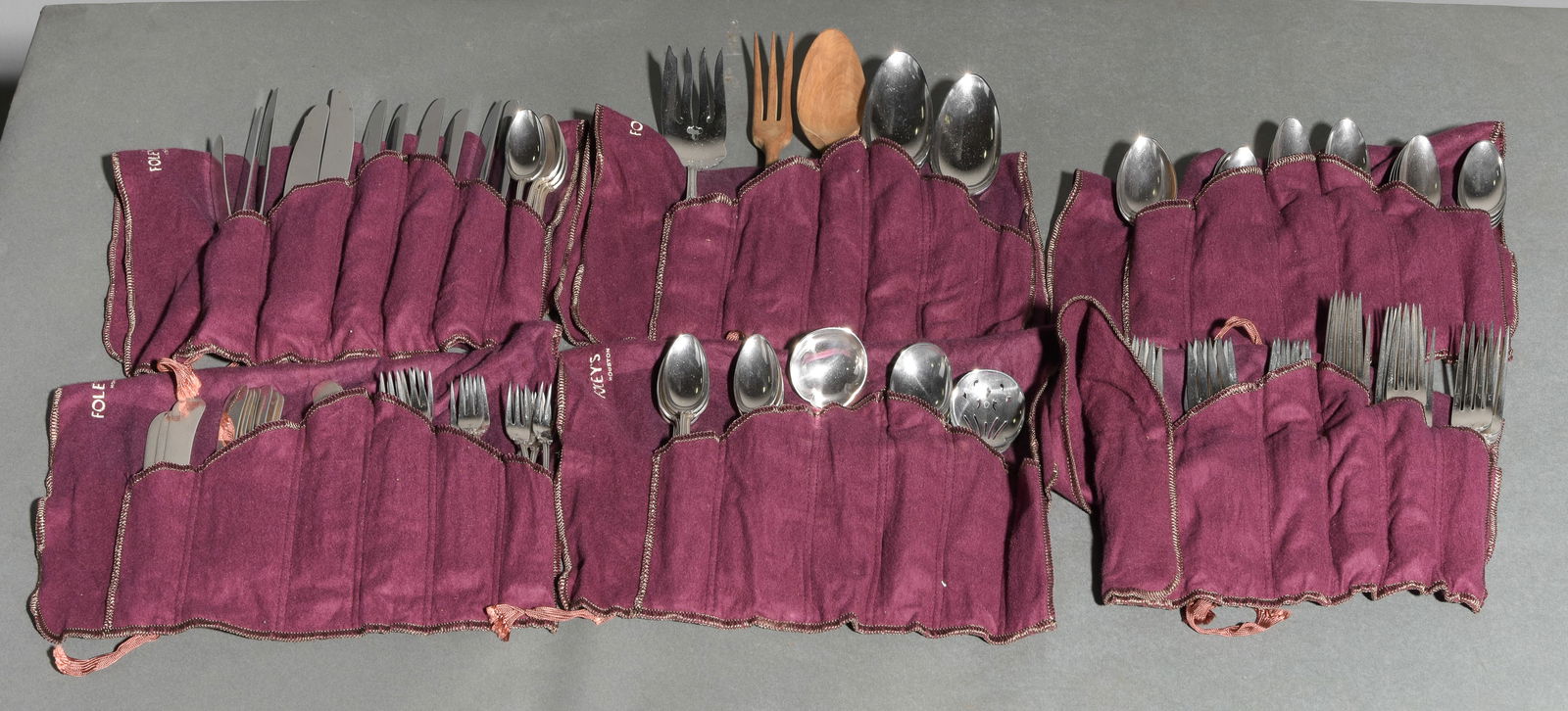 106pcs Sterling Silver Flatware Set - 9