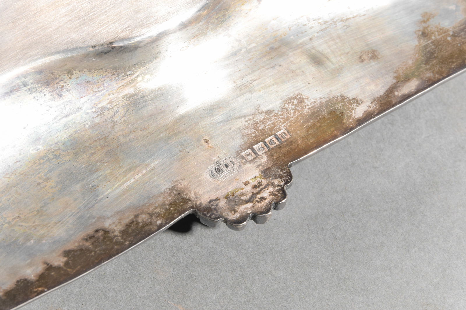 Victorian Style Silverplate Serving Tray - 7