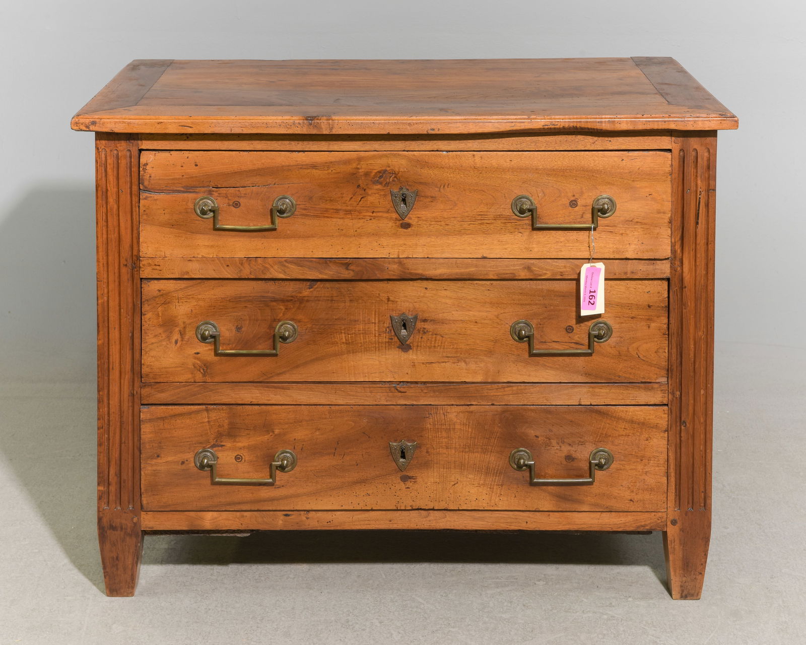 Louis XVI Style Walnut 3 Drawers Chest (1 of 5)