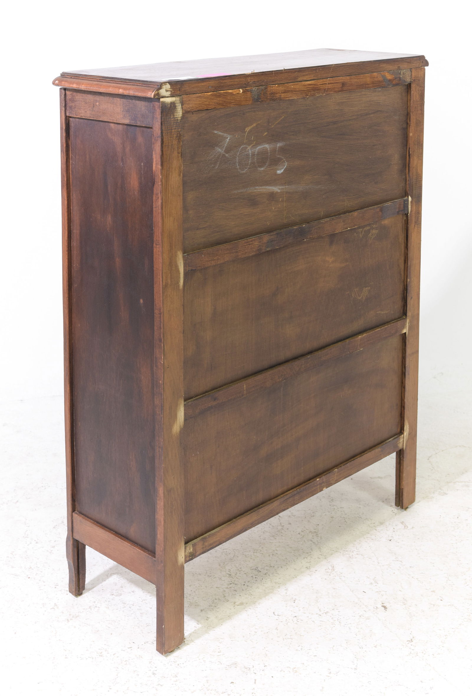 Small Louis XV Style Solid Oak Open Bookcase #1 - 3