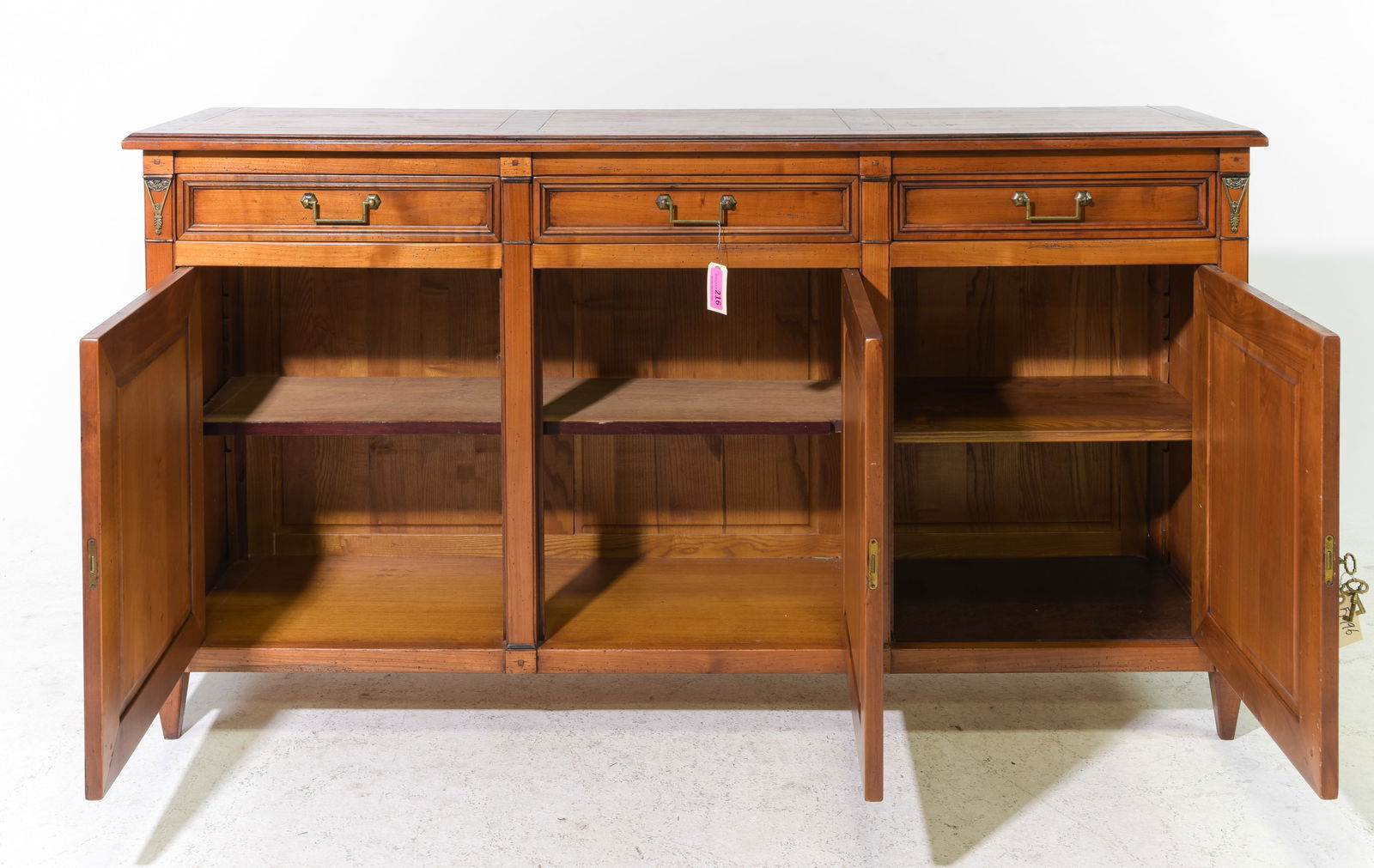 Louis XVI Style 3 Door Sideboard - 2