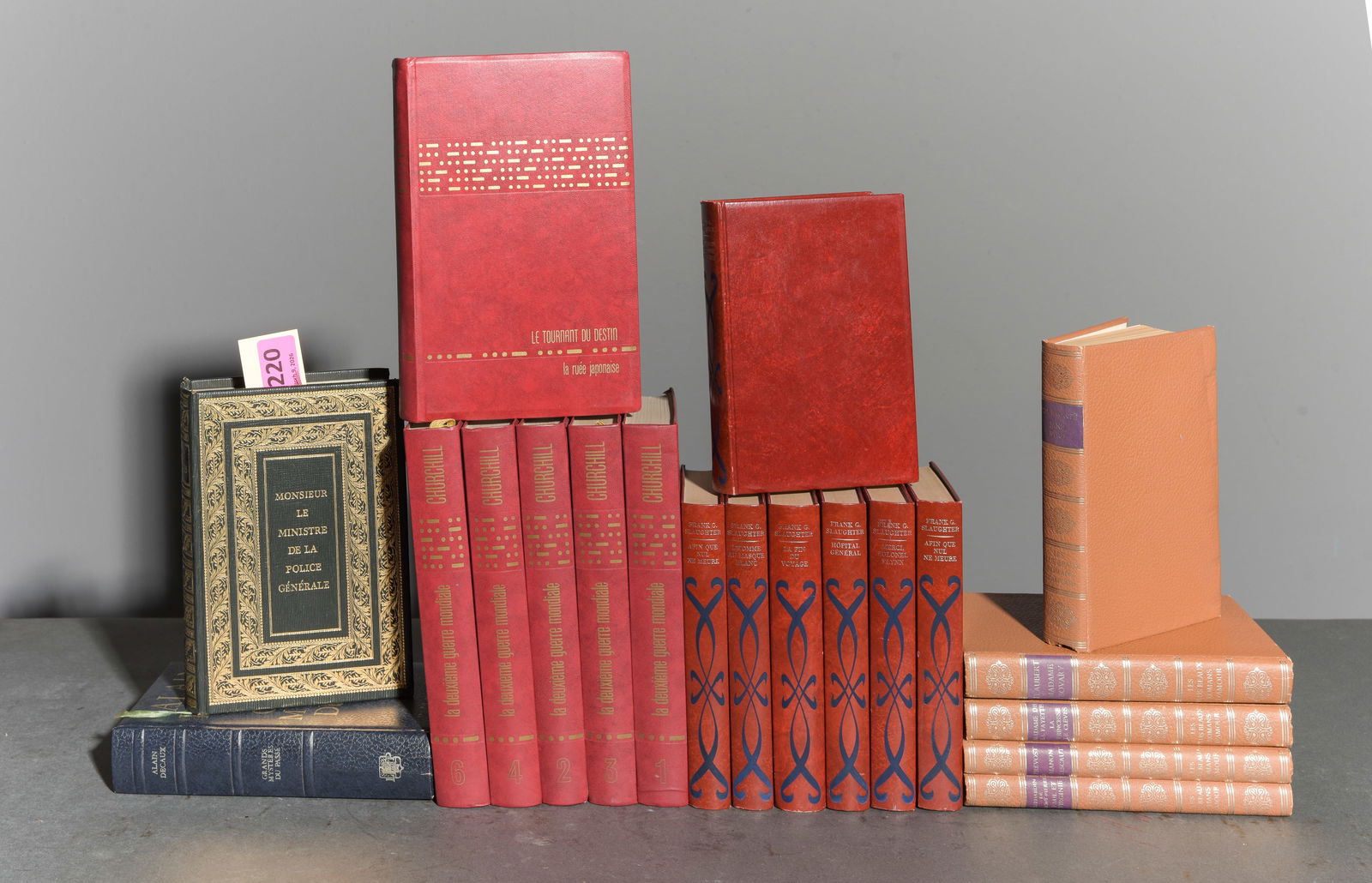 21 Assorted European Books / Novels: 21 Assorted European Books / Novels - 9.25 in tall x 5.75 x 1.25