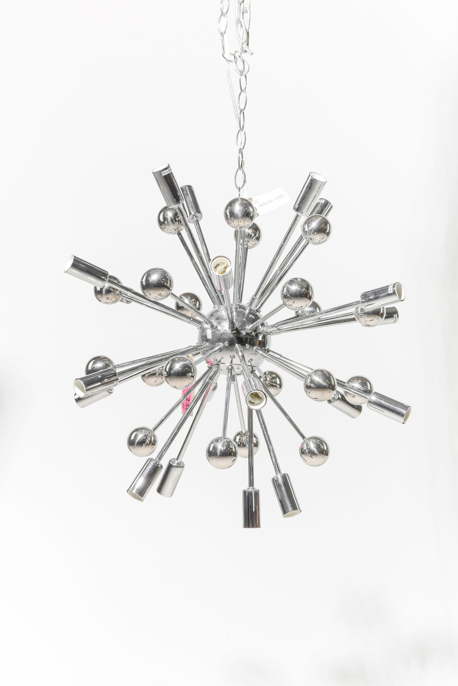 Danish Chrome Finished Sputnik Chandelier (1 of 3)