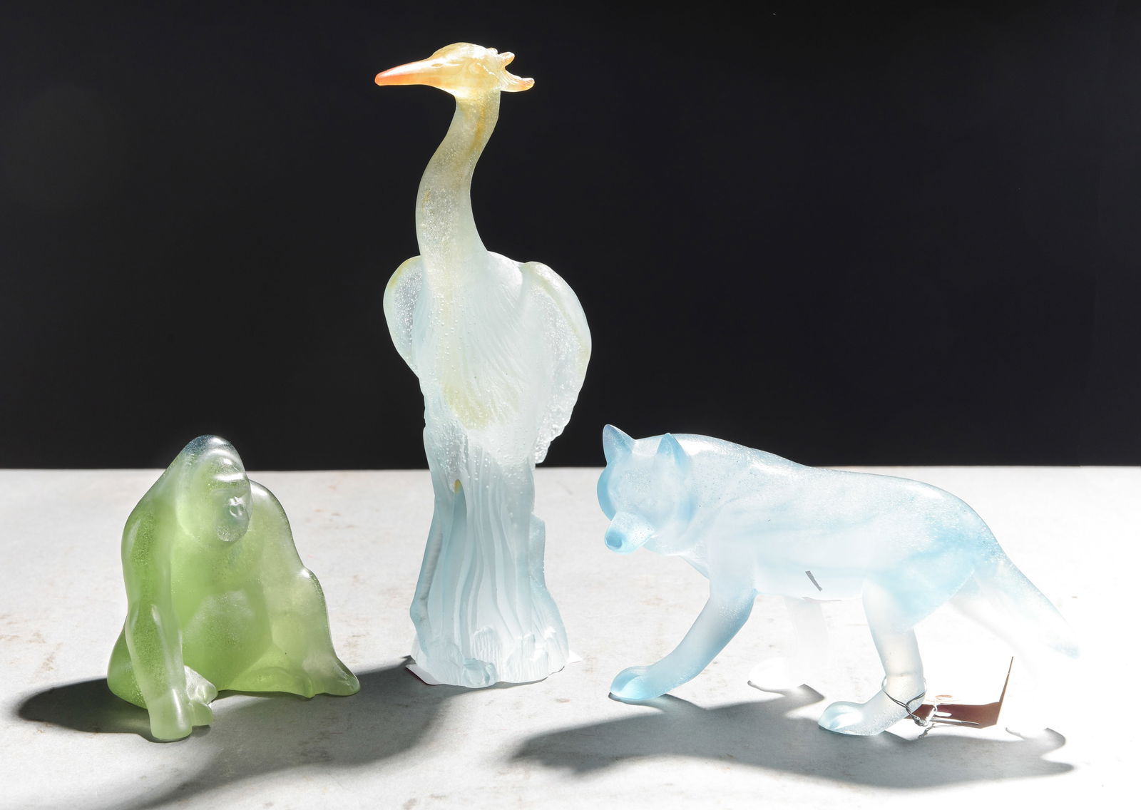 3pcs - French Daum Crystal Animal Figures (1 of 6)