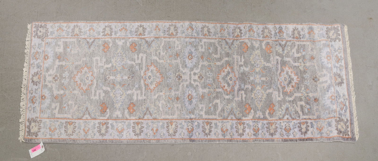 Oushak Runner Rug #2 - 2'7 x 7'10: Oushak Runner Rug - 2'7 x 7'10