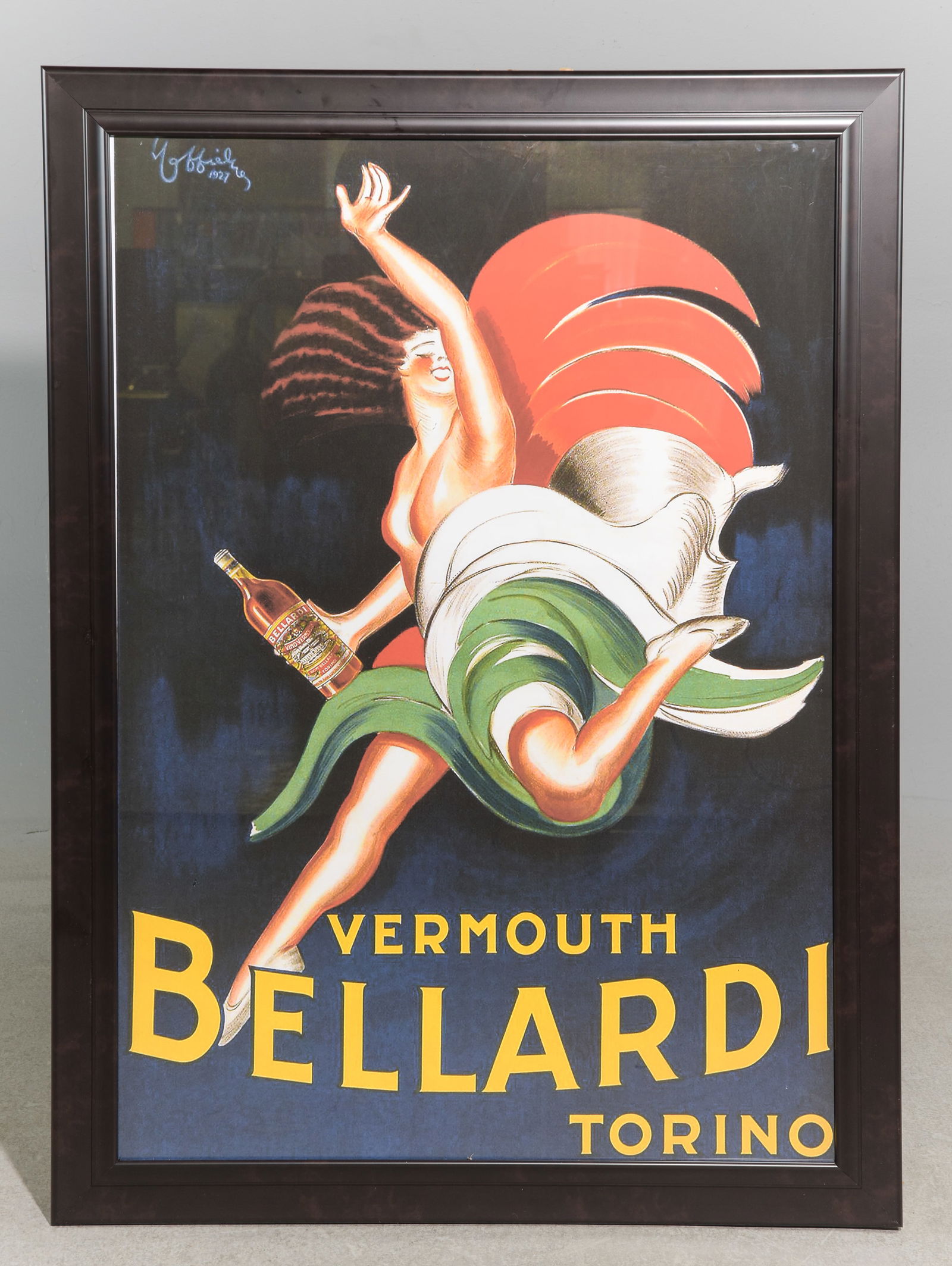 Framed "Vermouth Bellardi" Poster (1 of 3)