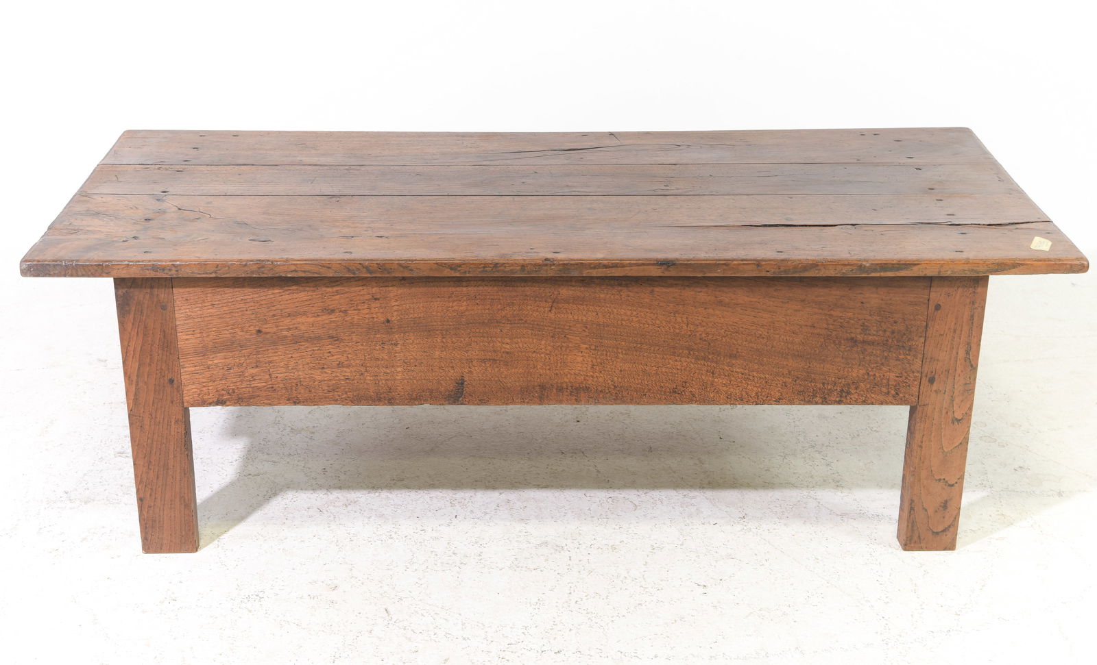 French Rustic Coffee Table with 2 Drawers - 5