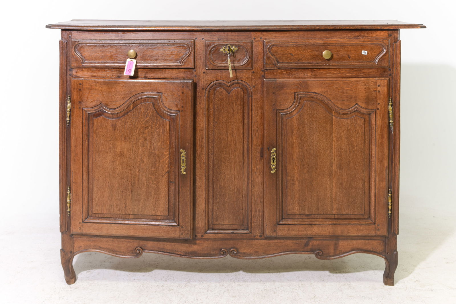 Louis XV Style Rustic Oak Buffet / Sideboard (1 of 7)