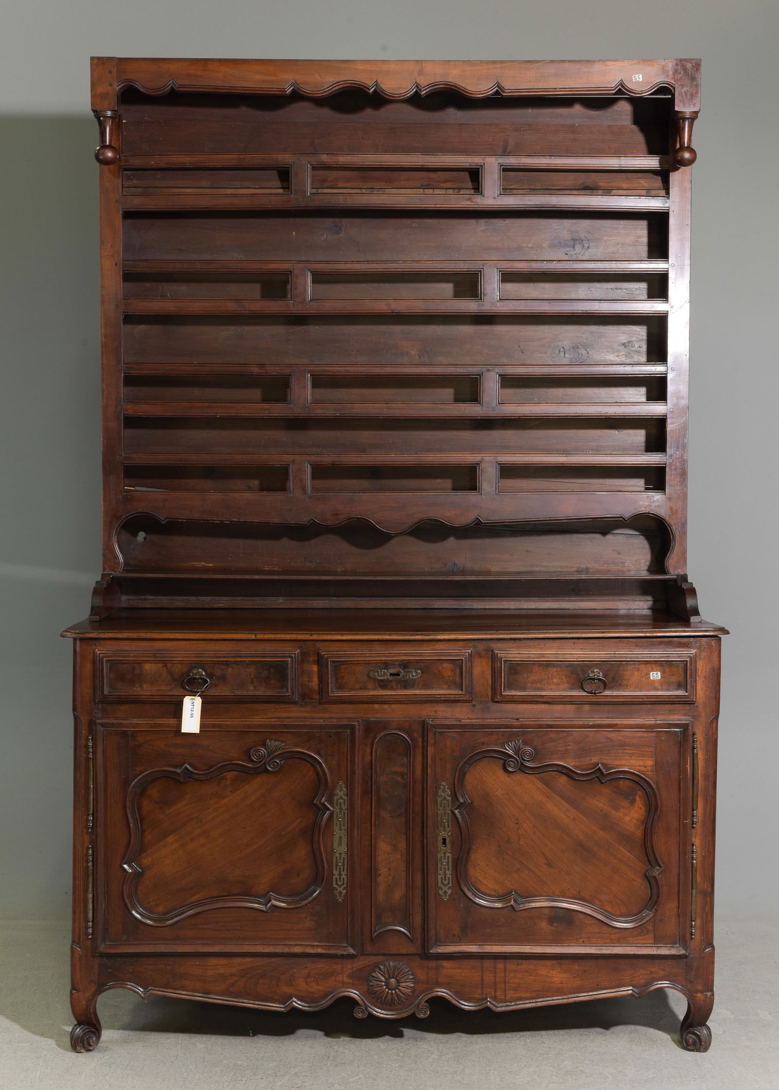 Louis XV Style Rustic Oak Vaisselier / Dresser (1 of 9)