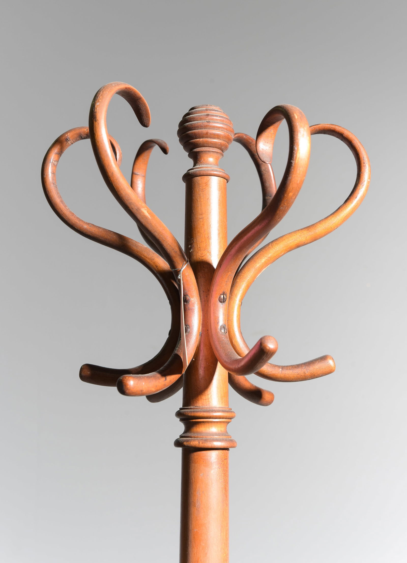 French Walnut Coat Rack / Hall Tree - 2
