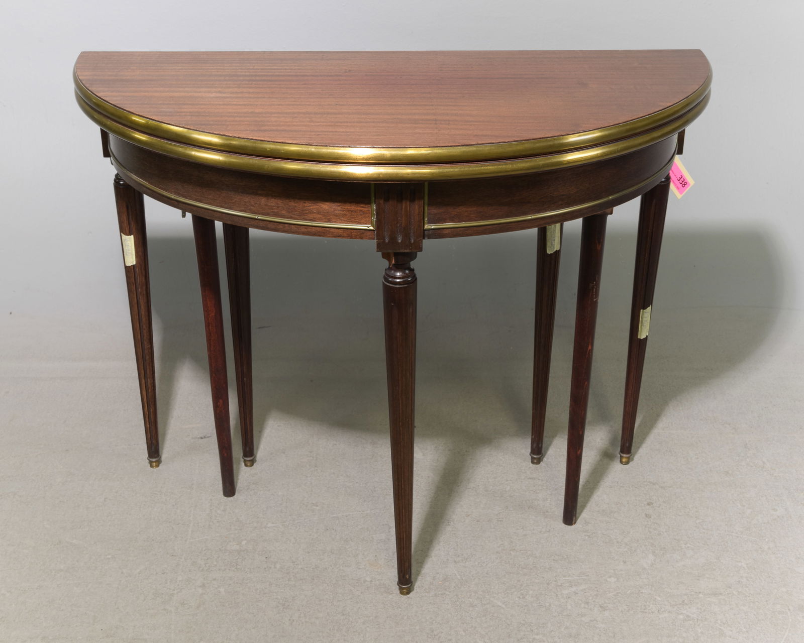 Louis XVI Style Flip Top Mahogany Game / Card Table (1 of 3)