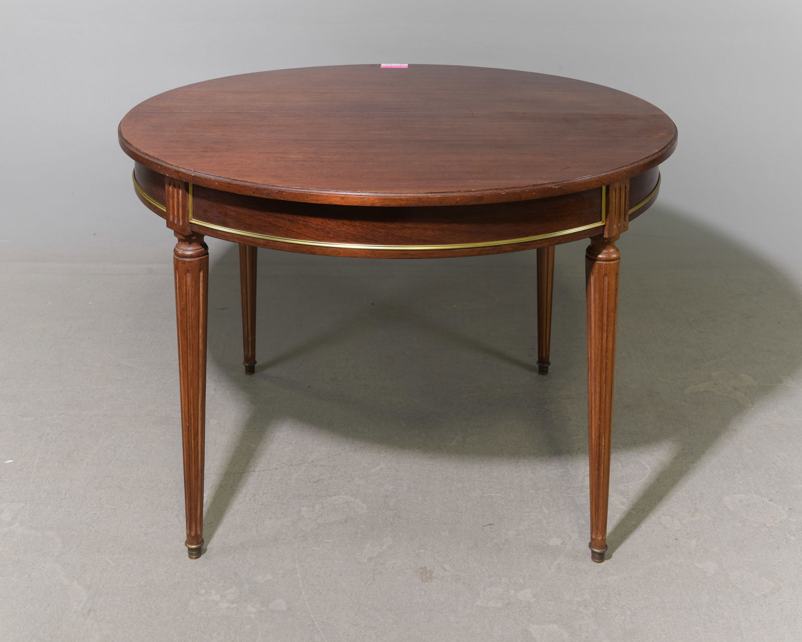 Louis XVI Style Round Mahogany Dining Table (1 of 3)