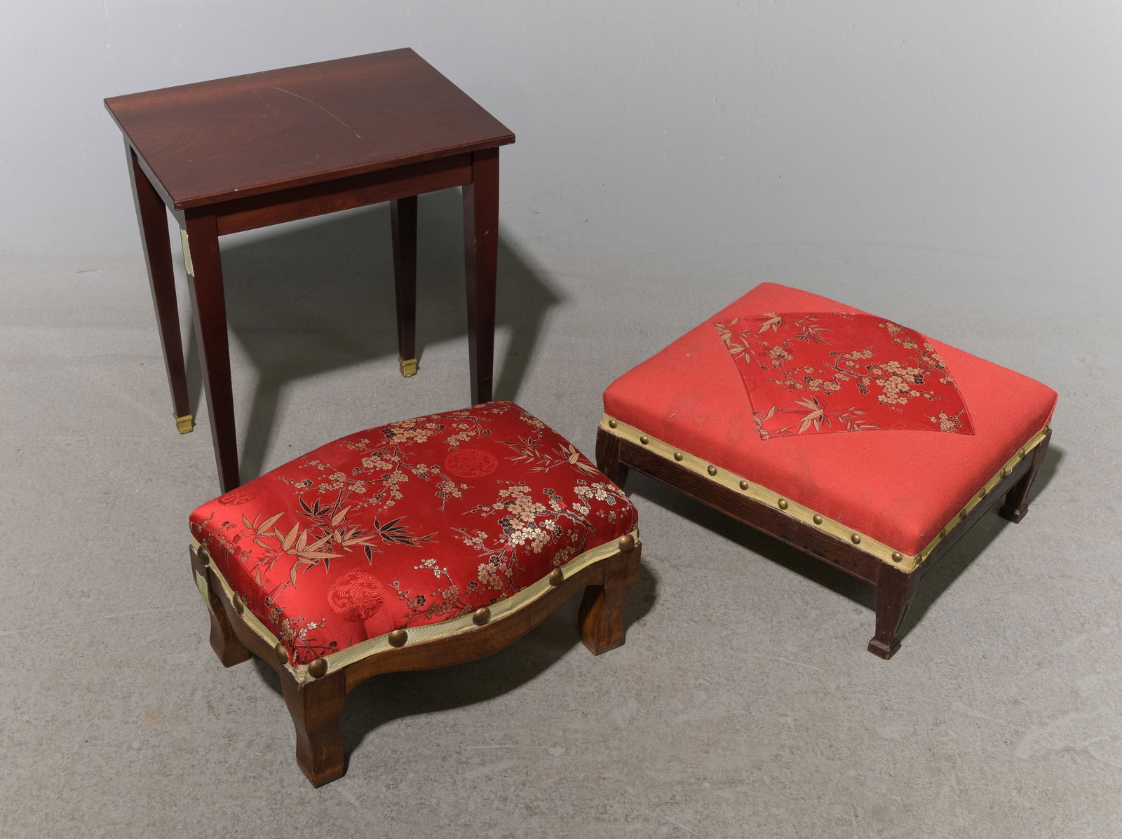 3 Assorted French Petite / Small Stools (1 of 5)