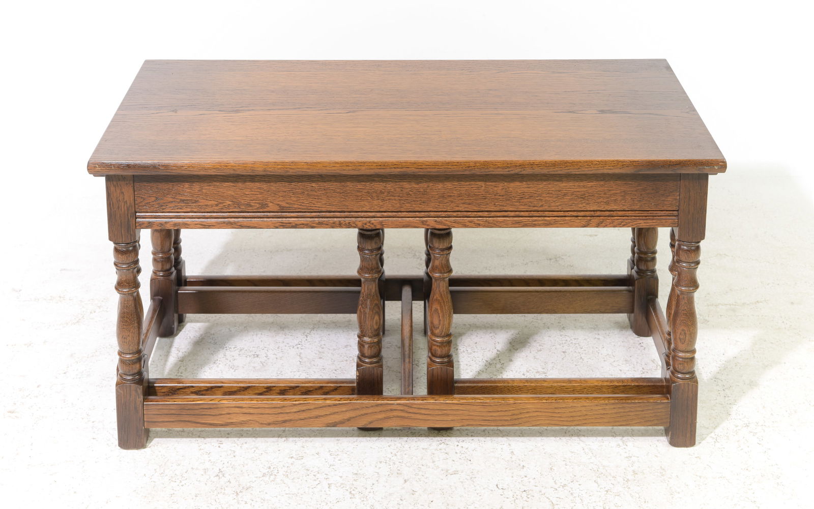 British Oak Nesting Coffee / Cocktail Table (1 of 4)