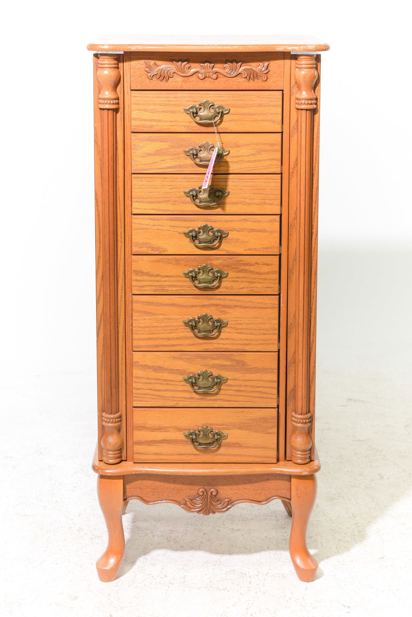 French Style Tall 8 Drawer Jewelry Chest (1 of 4)