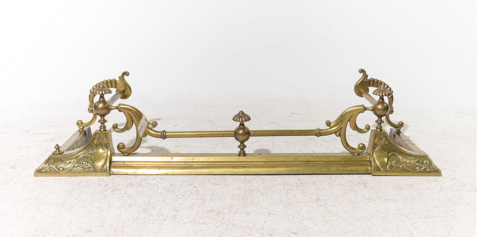 French Brass Fire Surround: French Brass Fire Surround - 12.5 in tall x 53 x 15.5