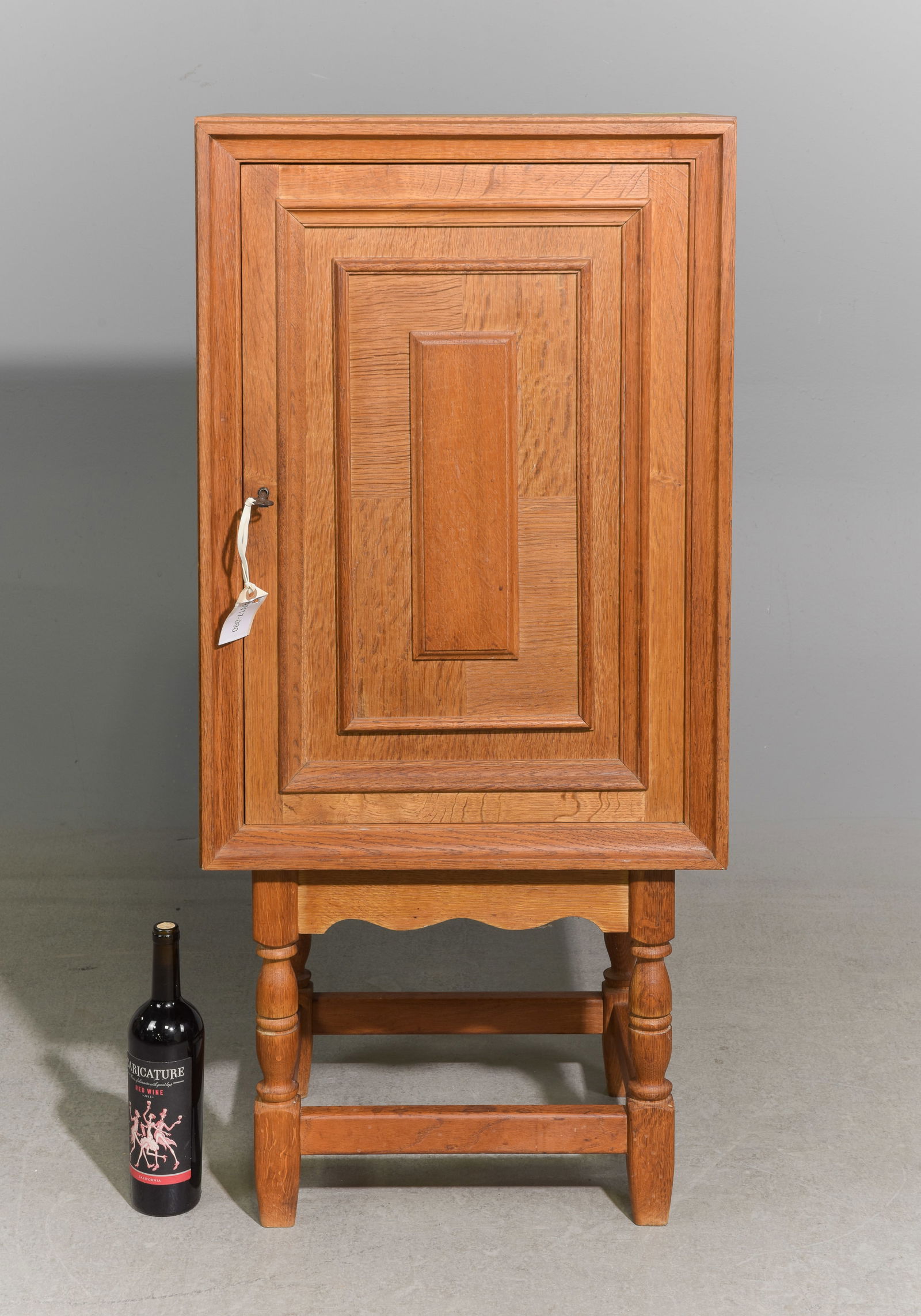 Danish Oak Single Door Hall / Occasional Cabinet (1 of 3)