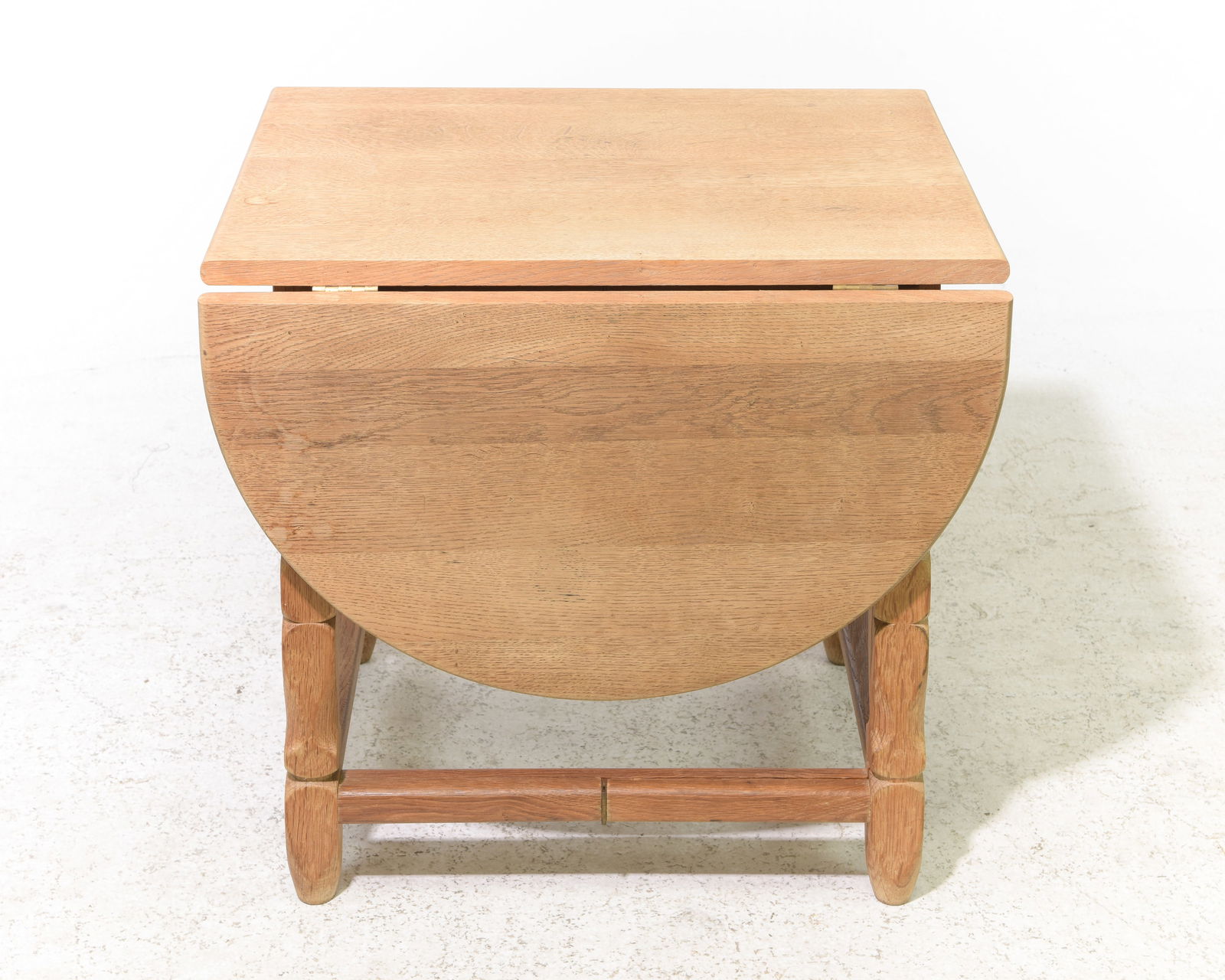 Danish Oak Low Drop Leaf Table (1 of 3)