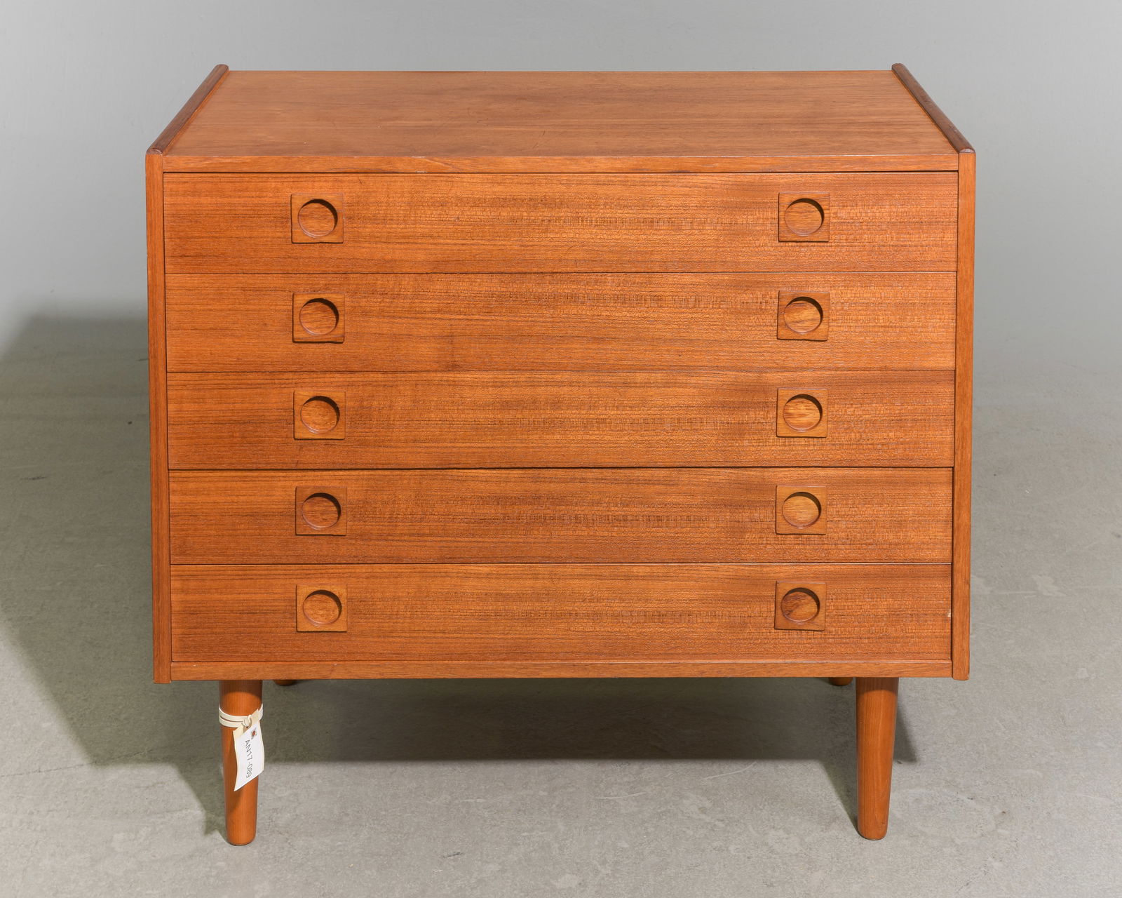 Danish Modern Five Drawer Chest / Bedside (1 of 5)