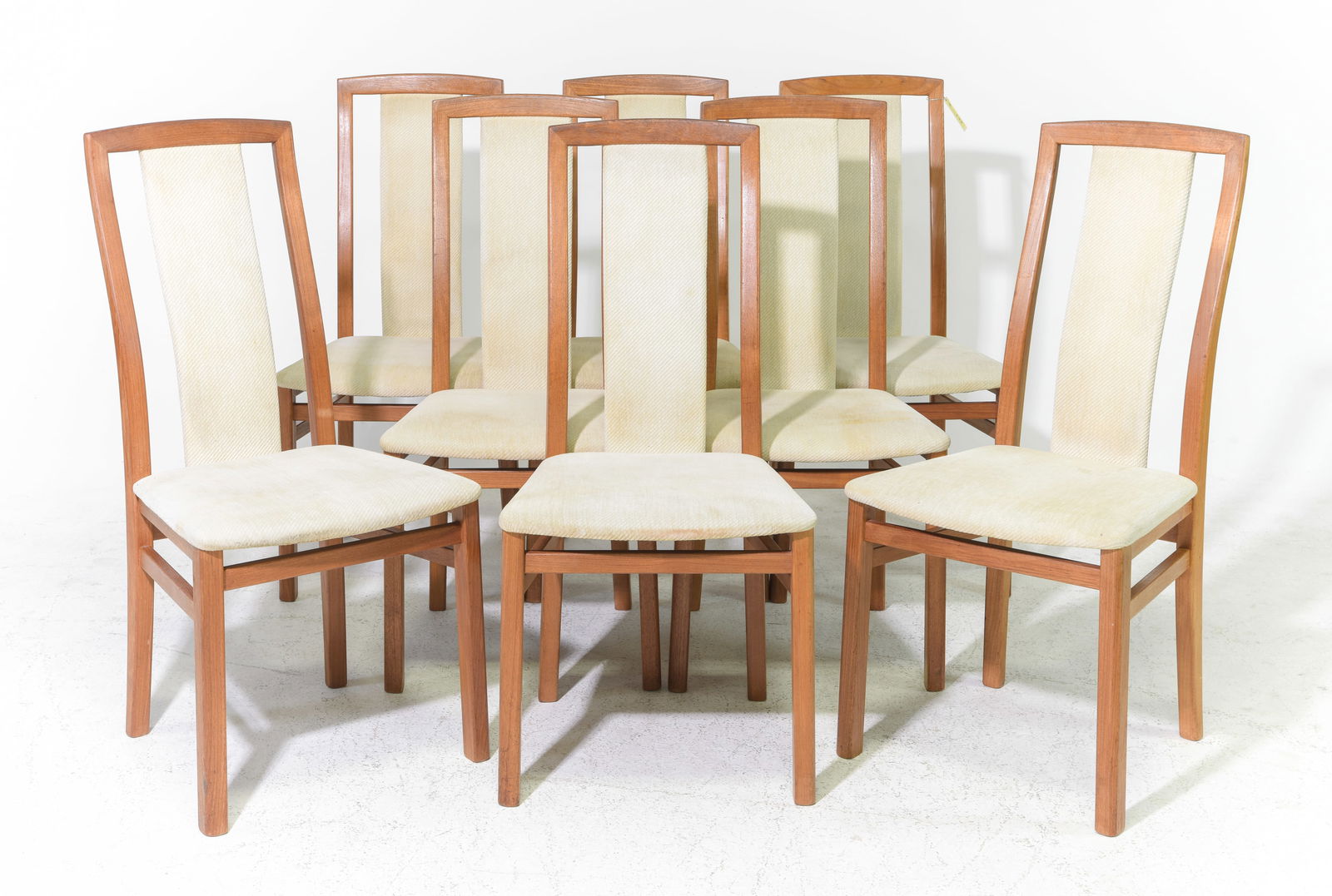 8 Mid Century Modern Upholstered Dining Chairs (1 of 4)