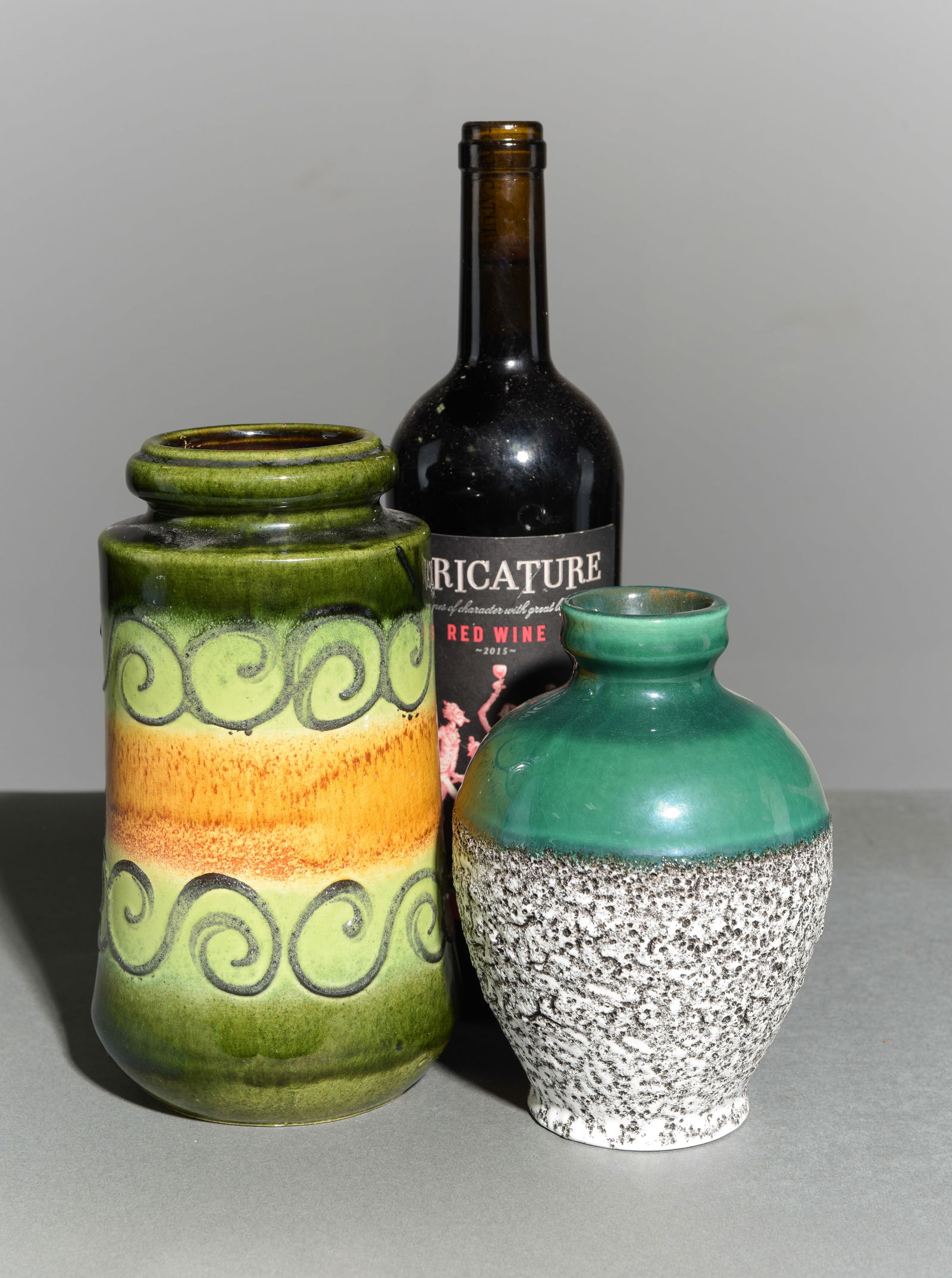 2 West German Pottery Vases #1 (1 of 4)