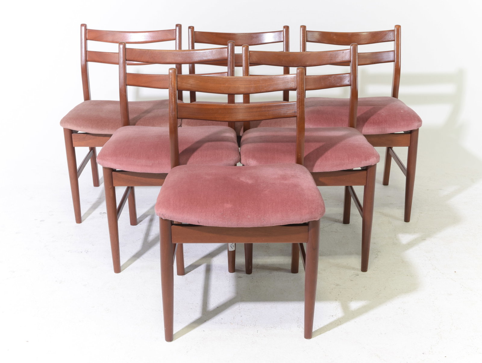 Mid Century Modern Set of 6 Dining Chairs (1 of 4)