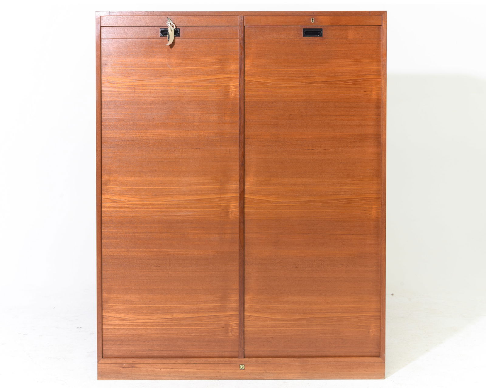Danish Modern Double Tambour Door Cabinet (1 of 4)
