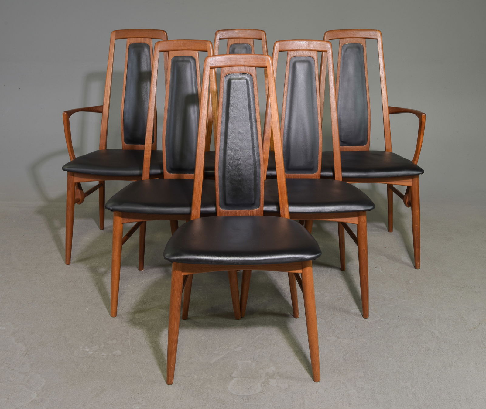 Danish Modern Set of 6 Dining Chairs - Kofoed (1 of 5)