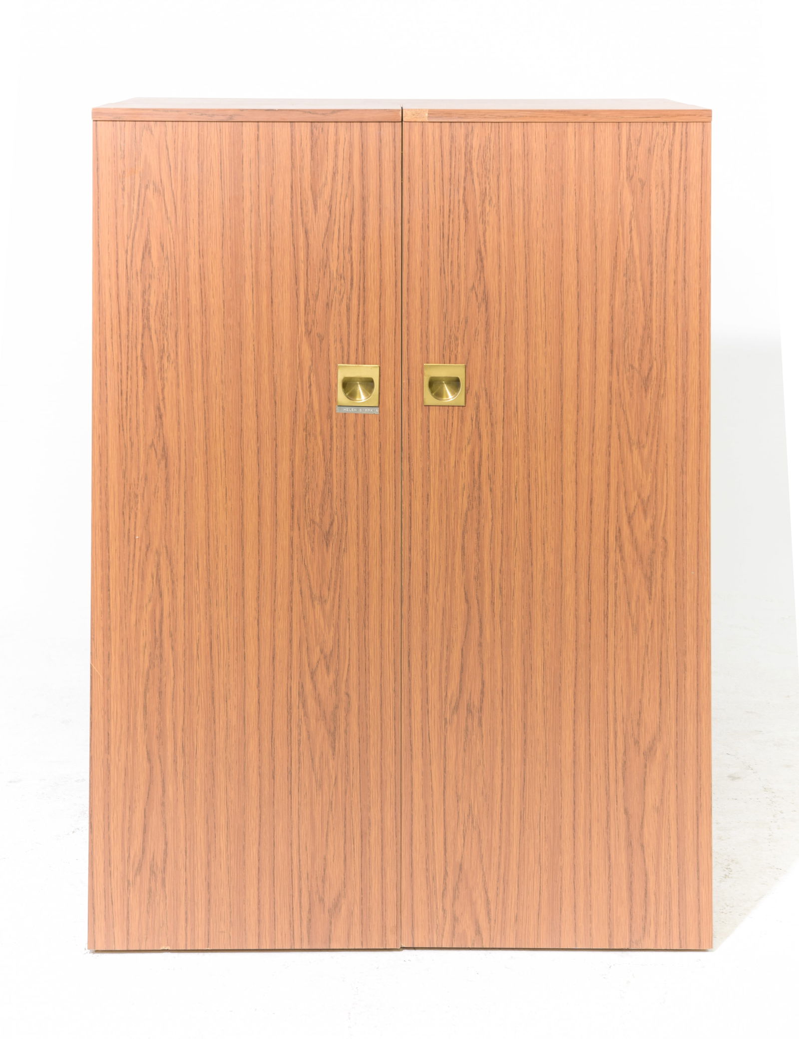 Mid Century Modern "Magic Box" Desk: Danish Modern Style "Magic Box" Desk attributed to Mummenthaler & Meier - 43 in tall x 31.75 x 16